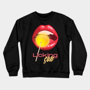 Licking Sun Crewneck Sweatshirt